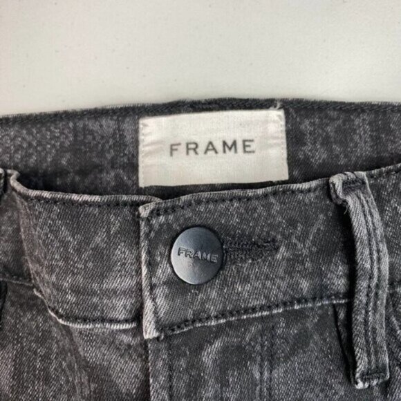 FRAME Denim Le Skinny De Jeanne Tonal Python Womens Size 26 - Picture 3 of 5